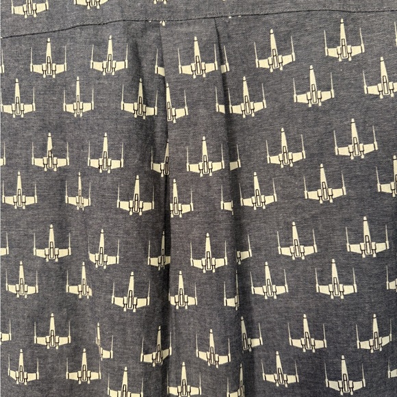 Star Wars X Wing Starfighter Button Down Shirt - Picture 6 of 16